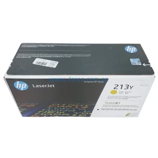 Toner Hp W2132Y (213Y) Amarillo Laserjet 5700dn | 6700dn | MFP 5800dn | 6800dn, Extra Alto Rendimiento 12.000 Paginas De Impresion. Envios A Nivel Nacional