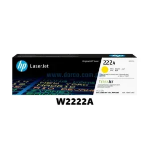 Toner Hp W2222A (222A) Amarillo, Laserjet 3201 / 3204 / M3303 Rendimiento 1.200 Paginas De Impresion. Envios A Nivel Nacional