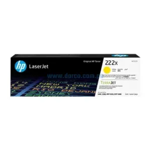Toner Hp W2222x (222x) Amarillo, Laserjet 3201 / 3204 / M3303 Alto Rendimiento 2.500 Paginas De Impresion. Envios A Nivel Nacional