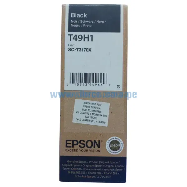 botella-de-tinta-epson-t49h100-negro-sc-t3100x-sc-t3170x Botella De Tinta Epson T49H100 30.68 ml. Para Impresoras SC-T3100X, SC-T3170X Negro, Rendimiento 6,000 Paginas, Envios A Nivel Nacional