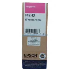 Botella De Tinta Epson T49H300 140 ml. Para Impresoras SC-T3100X, SC-T3170X Magenta, Rendimiento 6,000 Paginas, Envios A Nivel Nacional