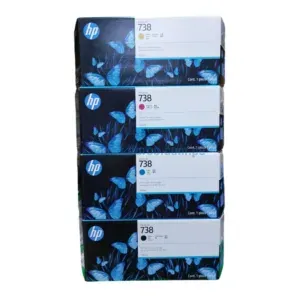 Kit Tinta Hp 738 DesignJet T850 / T950 / XT950, Capacidad De Alto Rendimiento 300 Mililitros Por Cada Tinta. Envios A Nivel Nacional.