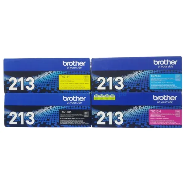 pack-de-toner-brother-tn213-hl-l3210cw-l3270cdw-dcp-l3531cdw-mfc-l3750cdw Kit De Toner Brother TN213, Black, Cyan, Yellow, Magenta. Compatible Con Impresoras HL-L3210CW, L3270CDW DCP-L3531CDW, MFC-L3750CDW