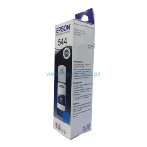 Botella De Tinta Epson T544120 544 Black, Para Impresoras Epson EcoTank L3210 / L3250 / L3150 / L3260, Con Rendimiento De 65 Mililitros.