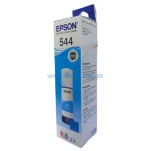 Tinta Epson T544220 544 Cyan, Para Impresoras Epson EcoTank L3210 / L3250 / L3150 / L3260, Con Rendimiento De 65 Mililitros.