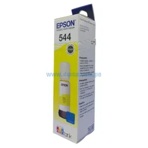 Botella De Tinta Epson T544420 544 Amarillo, Para Impresoras Epson EcoTank L3210 / L3250 / L3150 / L3260, Con Rendimiento De 65 Mililitros.