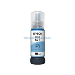 Tinta Epson T574520 (574) Cyan Claro, Para Impresoras L8050, L18050, Rendimiento 70 Mililitros, Envíos Lima Metropolitana Y Provincias