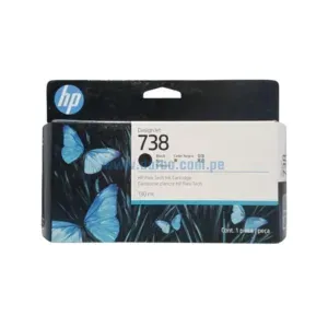 Tinta Hp 738 498N4A Black DesignJet T850 / T950 / XT950, Rendimiento Estandar 130 Mililitros. Envios Lima Metropolita Y Provincias
