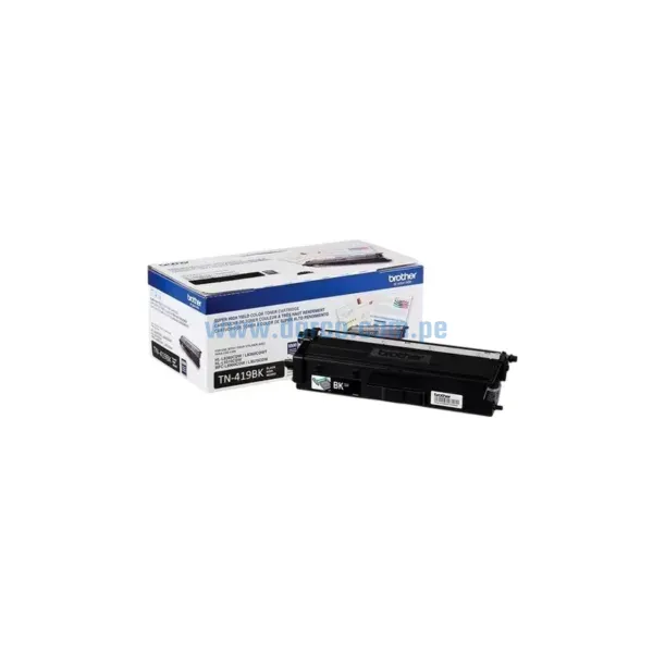 Toner Brother TN-419BK Negro, Compatible Con Impresoras MFC-L8900CDW / HL-8360CDW, Con Capacidad De Impresion Hasta 9.000 Paginas.
