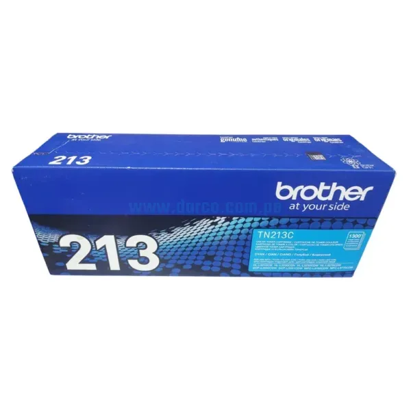Cartucho De Toner Brother TN213C Cyan, Compatible Con Impresoras HL-L3210CW, L3270CDW DCP-L3531CDW, MFC-L3750CDW, Rendimiento 1.3K
