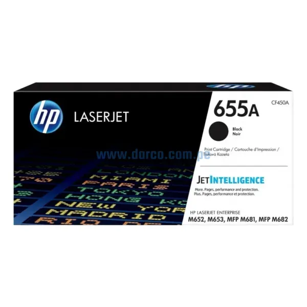 toner-hp-cf450a-655a-negro-laserjet-m652-m681 Toner Hp CF450A (655A) Negro, Compatible Con Impresoras Hp LaserJet Pro M652n | M652dn | M681f | M681dh | M653dn Rendimiento De 12.500 Pag.
