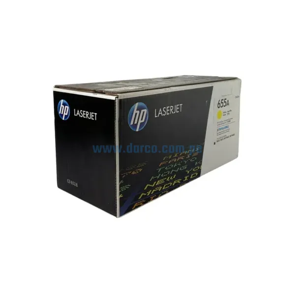 Toner Hp CF452A (655A) Amarillo, Compatible Con Impresoras Hp LaserJet Pro M652n | M652dn | M681f | M681dh | M653dn Rendimiento De 10.500 Pag.