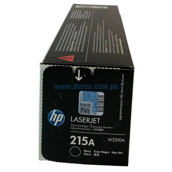 Toner Hp W2310A 215A Negro, Compatible Con Impresoras Hp LaserJet M155a | M155nw | M182n | M182nw | M183fw Rendimiento De 1.050 Pag.