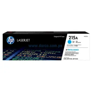 Toner Hp W2311A 215A Cyan, Compatible Con Impresoras Hp LaserJet M155a | M155nw | M182n | M182nw | M183fw Rendimiento De 850 Pag.