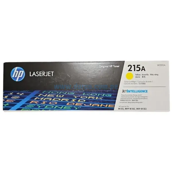 Toner Hp W2312A 215A Amarillo, Compatible Con Impresoras Hp LaserJet M155a | M155nw | M182n | M182nw | M183fw Rendimiento De 850 Pag.