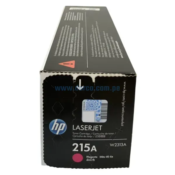 Toner Hp W2313A 215A Magenta, Compatible Con Impresoras Hp LaserJet M155a | M155nw | M182n | M182nw | M183fw Rendimiento De 850 Pag