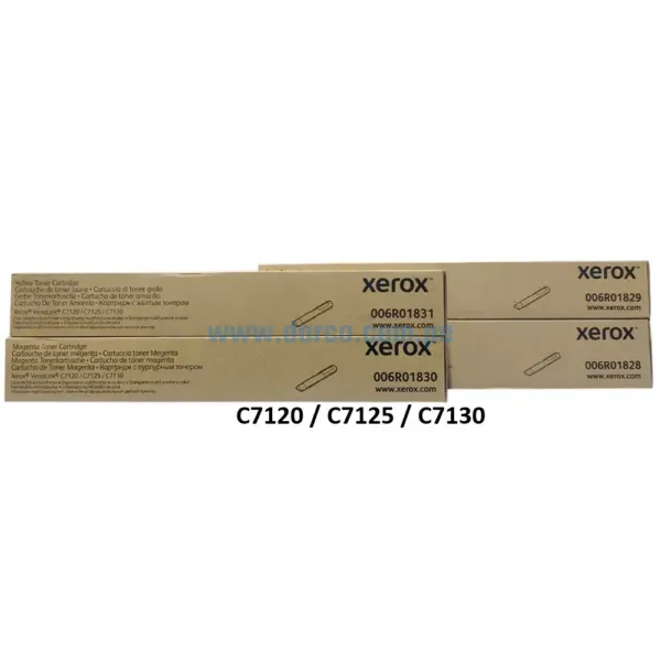 Kit De Toner Xerox VersaLink C7120, C7125, C7130, Original Los Toner Xerox Ofrecen Alta Calidad, Colores Nítidos y Rendimientos Extraordinarios