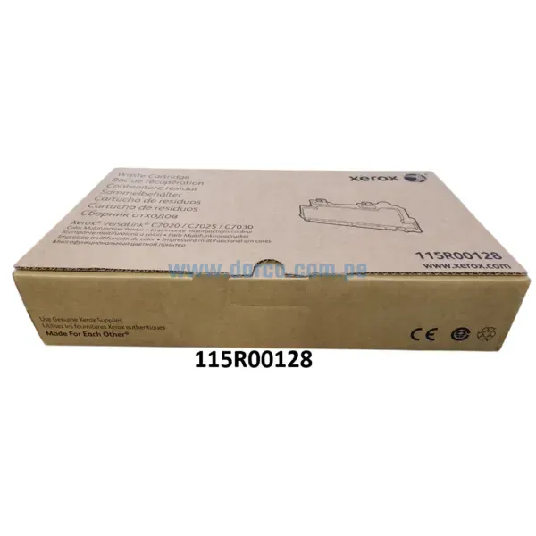 Waste Xerox 115R00128 Black, Para impresoras VersaLink C7020, C7025, C7030 Con Capacidad De 30,000 Paginas, Envios a Nivel Nacional
