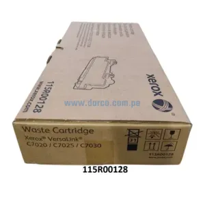 Waste Xerox 115R00128 Black, Para impresoras VersaLink C7020, C7025, C7030 Con Capacidad De 30,000 Paginas, Envios a Nivel Nacional