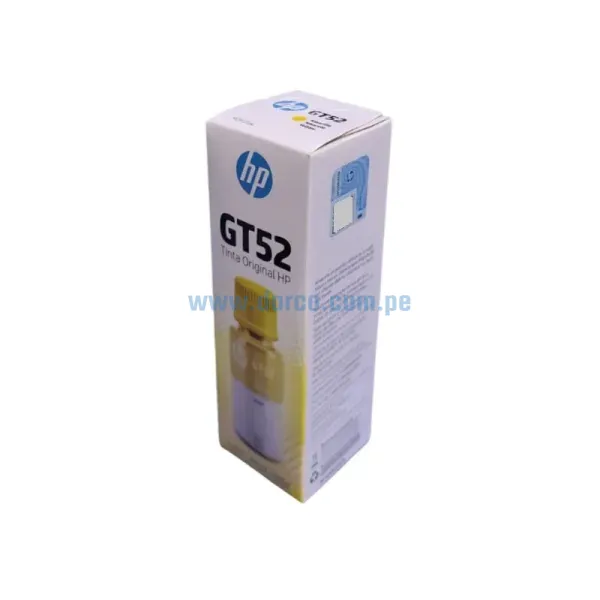 Botella De Tinta Hp M0H56AL Bottle (GT52) Amarillo Smart Tank 500, 508. Contenido 70 Mililitros. Envios a nivel Nacional