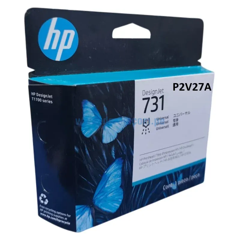 Cabezal Hp P2V27A (731), Para Impresoras Hp DesignJet T1600, T1700, T1700dr, T2600 Plotther Original, Envios a Nivel Nacional.
