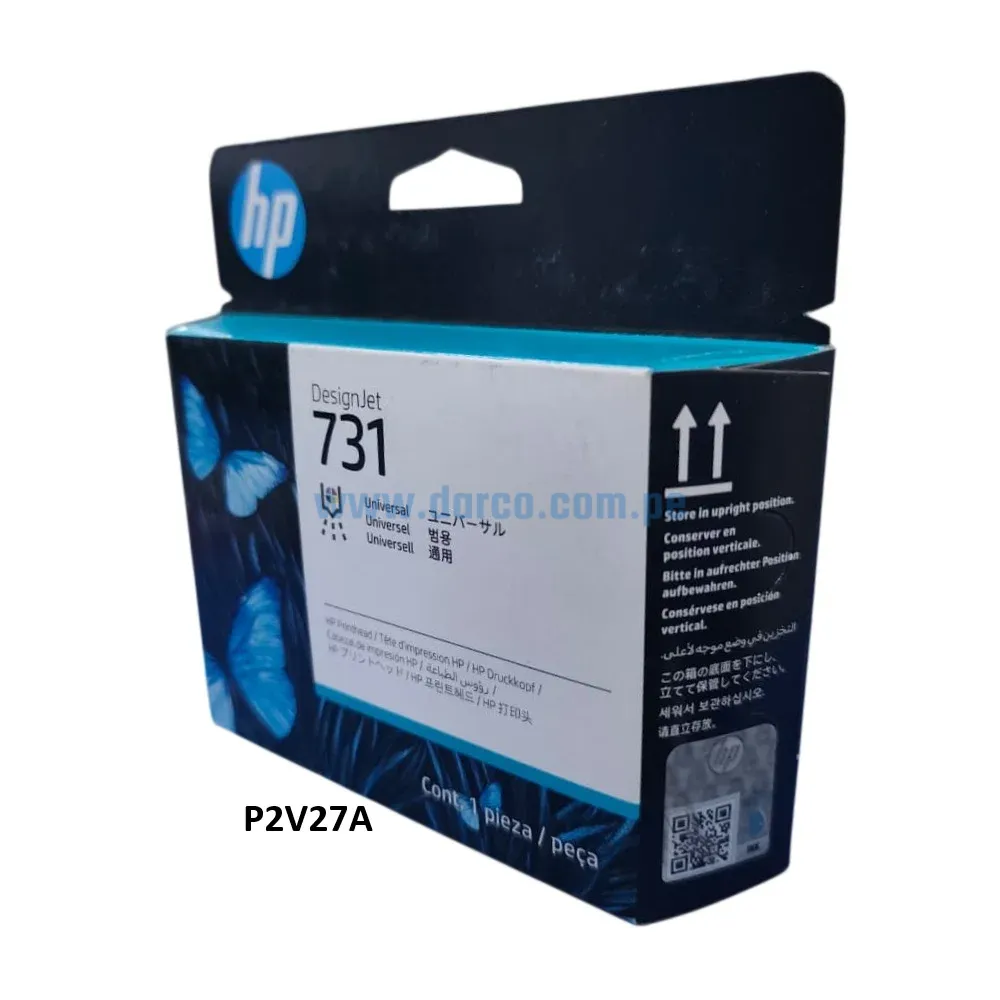 Cabezal Hp P2V27A (731), Para Impresoras Hp DesignJet T1600, T1700, T1700dr, T2600 Plotther Original, Envios a Nivel Nacional.