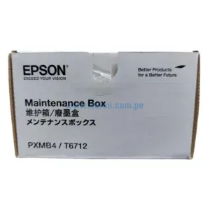Caja De Mantenimiento Epson T671200/PXMB4, Para Impresoras Epson WorkForce Pro WF-6090, WF-6590, WF-8090, WF-8590 Original
