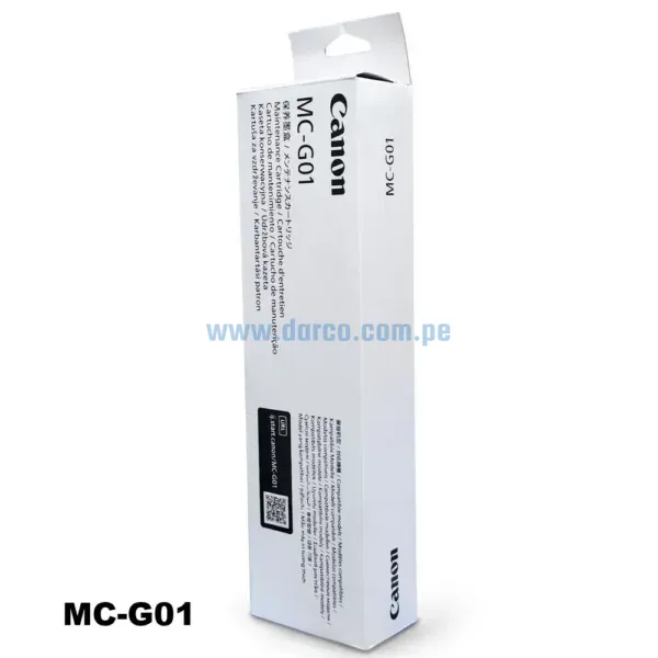Caja De Mantenimiento Canon MC-G01, Para Impresora Multifuncional Canon MAXIFY GX5010, GX6010, GX7010, GX7110 Original