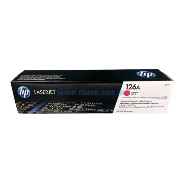 Toner Hp CE313A 126A Magenta, Para Impresoras Hp LaserJet MFP CP1025nw, M175nw, M175a, M275, CP1020 Rendimiento De 1,000 Paginas