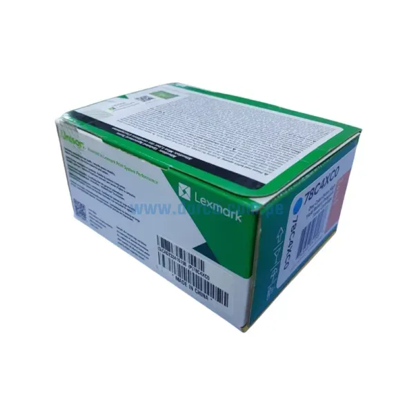 Cartucho De Toner Lexmark 78C4XC0 Cyan, Para impresoras Lexmark CX622ade, CS421dn, CS521dn, CX625, CX522ade, CS622de, CX421, 5k