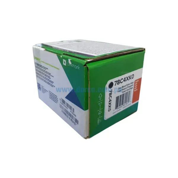 Cartucho De Toner Lexmark 78C4XK0 Negro, Para impresoras Lexmark CX622ade, CS421dn, CS521dn, CX625adhe, CX522ade, CS622de, CX421adn, 8.5k