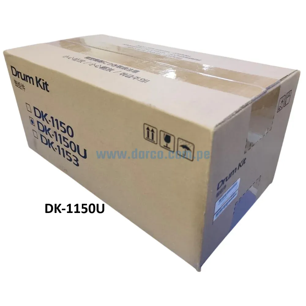 Drum Kyocera DK-1150U Unidad De Imagen, Para impresoras Kyocera Ecosys M2040dn, M2640idw, P2040dw, Rendimiento 80,000 Paginas