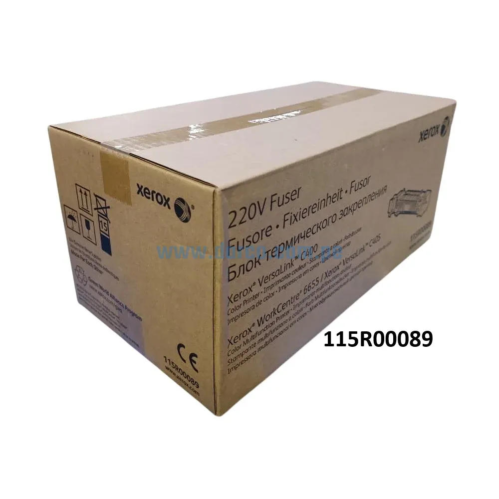 Fusor Xerox 115R00089 Negro, Para impresoras impresoras Xerox VersaLink C400, C405 WorkCentre 6655, 6655i Capacidad de impresion 100,000 Páginas.