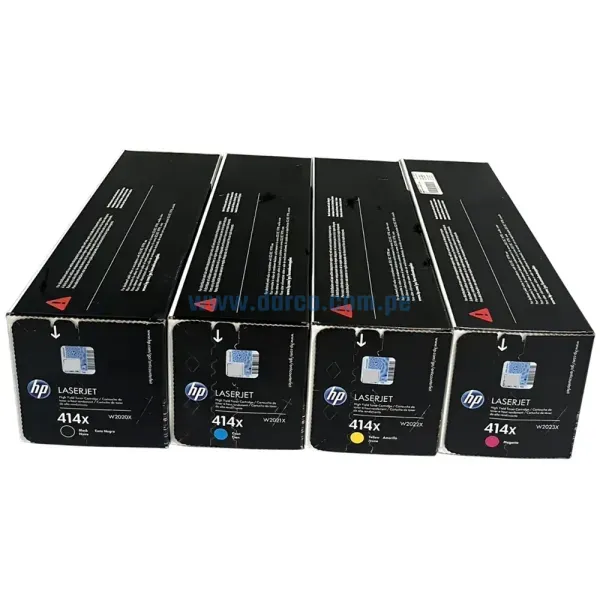 Kit Toner Hp LaserJet MFP M479, M454, M455 (414X) Para Impresoras Hp LaserJet Enterprise Pro M454dw / MFP M479fdn / M479dw / M479fdw