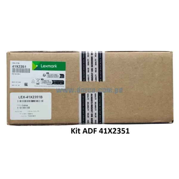 Kit De Mantenimiento ADF Lexmark 41X2351, Para impresoras Lexmark MX822, MX826, MS826 Original, Envios a Nivel Nacional