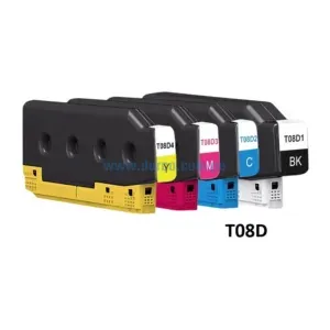 Kit De Tinta Epson T08D, (k,C,M,Y) Para Impresoras Epson WorkForce Enterprise AM-C4000, Capacidad De Impresion 30.000 Pag.
