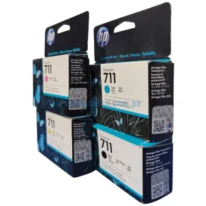 Kit De Tinta Hp 711, Para Impresoras Plotter DesignJet T120, T130, T520, T530. Calidad De Impresión Incomparable. Envíos a Nivel Nacional