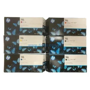 Kit De Tinta Hp 746 Para Impresoras DesignJet PostScript Z6, Z9, Z9+DR, Contenido 300 Mililitros. Envios a nivel Nacional