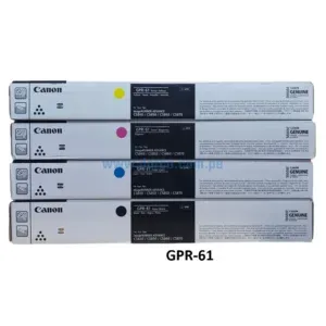 Kit De Toner Canon GPR-61, Para Fotocopiadoras Canon iR ADVANCE DX C5840i, C5850i, C5860i, C5870i Alta Capacidad De Impresión.