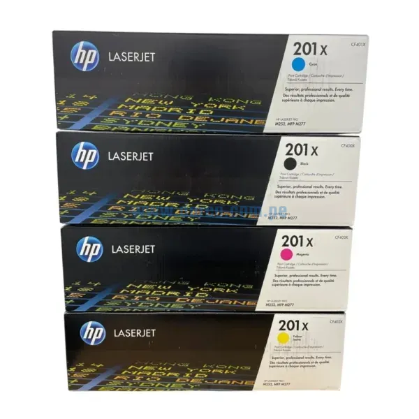 Kit De Toner Hp LaserJet MFP M277, M252 (201X) Para Impresoras Hp LaserJet Pro M252n, M252dw, MFP M277n, M277dw. Envíos a Nivel Nacional