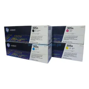 Kit De Toner Hp LaserJet MFP M375, M451, M475, 305A (BK, C, M, Y) Para Impresoras Hp LaserJet MFP M375, M451, M451nw, M475dn, M475dw