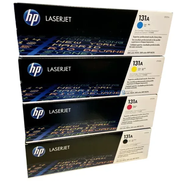 kit-de-toner-hp-lj-pro-200-m276-m251-131a-negro-cyan-yellow-magenta Kit De Toner Hp LJ Pro 200 M276, M251 131A, Para Impresoras Hp LaserJet Pro 200 color M251, M251n, M251nw, MFP M276, M276n, M276nw