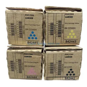 Juego De Toner Ricoh IM C2000 / C2500 (Bk, C, M, Y) , Para Impresoras Ricoh IM C2000, IM C2500. Envios a Nivel Nacional