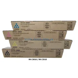 Kit De Toner Ricoh IM C3010 / IM C3510, Para Impresoras Multifuncional Ricoh IM C3010, IM C3510 Envios a Nivel Nacional