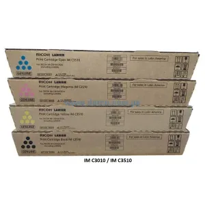 Kit De Toner Ricoh IM C3010 / IM C3510, Para Impresoras Multifuncional Ricoh IM C3010, IM C3510 Envios a Nivel Nacional