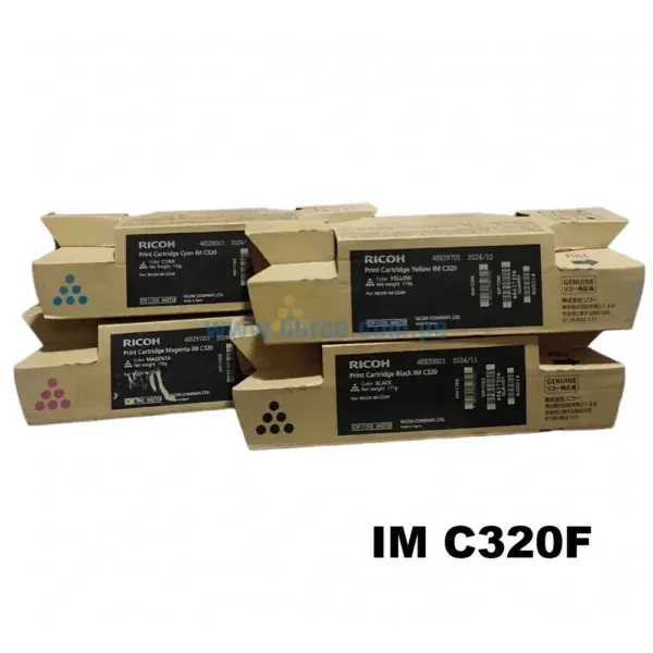 Kit De Toner Ricoh IM C320F, Para Impresoras Ricoh Multifuncional IM C320F, M C320FW, P C375 Envíos a Nivel Nacional