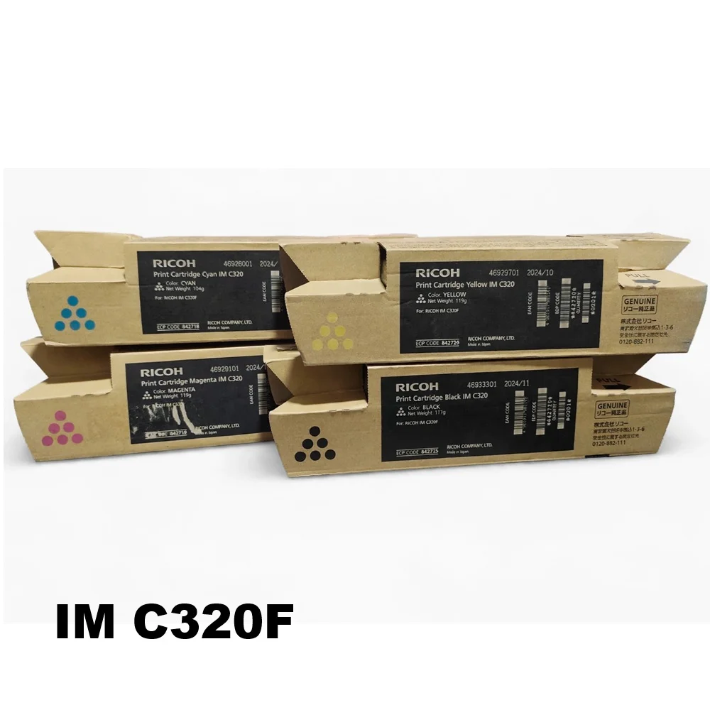 Kit De Toner Ricoh IM C320F, Para Impresoras Ricoh Multifuncional IM C320F, M C320FW, P C375 Envíos a Nivel Nacional