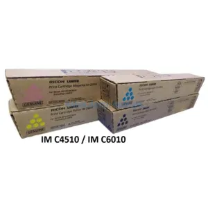 Kit De Toner Ricoh IM C4510 / IM C6010 ( BK, C, M, Y ), Para Impresoras Ricoh IM C4510 / IM C6010 Envios a Nivel Nacional