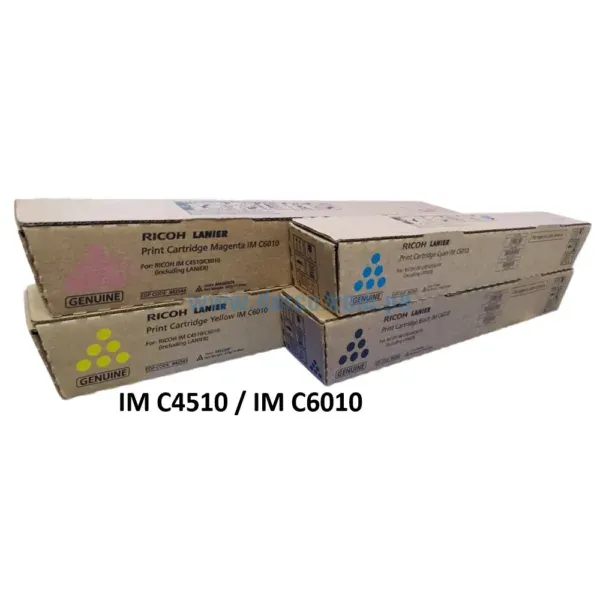 Kit De Toner Ricoh IM C4510 / IM C6010 ( BK, C, M, Y ), Para Impresoras Ricoh IM C4510 / IM C6010 Envios a Nivel Nacional