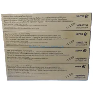 Kit De Toner xerox C7020 / C7025 Black, Cyan, Magenta, Yellow, Para impresoras Xerox VersaLink C7020, C7025, C7030, Capacidad 40,100 Páginas